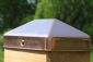 Polished Copper  Deck Post Cap